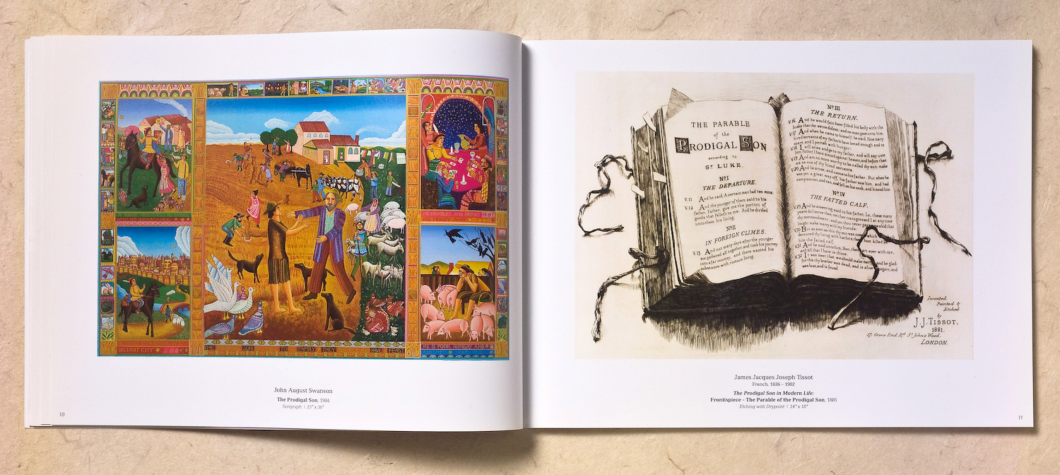 The Father & His Two Sons Book, Images of the Prodigal Son from the Larry & Mary Gerbens collection of Original Art