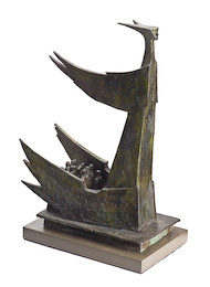 Supervision III 3 - Psalm 57 is a bronze sculpture by C. Malcom Powers from the Art + Psalms Exhibit featured at the 2012 Calvin Symposium on Worship. The sculpture Supervision III - Psalm 57 by C. Malcolm Powers, along with the other art from the exhibit is offered to churches in the Art + Psalms CD Collection. The images are formatted for use as powerpoint, sermon illustrations and bulletin covers. The Art + Psalms CD Collection is available through Eyekons Church Image Bank.