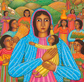 Madonna of the Harvest, a serigraph by John August Swanson, available as a stock image for churches from Eyekons Church Image Bank. The image Madonna of the Harvest by John August Swanson is available as a stock image for churches from Eyekons Church Image Bank. Eyekons Gallery is a source for Christian art, religious art, biblical art and church art.