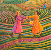 Psalm 85, by John Swanson is available as a stock image for churches from Eyekons Church Image Bank. The image Psalm 85, by John Swanson is available as a stock image for churches from Eyekons Church Image Bank. Eyekons Gallery is a source for Christian art, religious art, biblical art and church art.