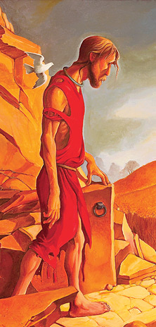 Ed Riojas' painting of The Prodigal Son is used on the cover of book The Father and His Two Sons: The Art of Forgiveness published by Eyekons. It is a powerful portrayal of the parable of the Prodigal Son as told by Jesus in Luke 15:11-32.