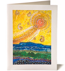 Bethlehems Star Christmas Card by James Fissel - Fine Art Christmas Cards available at www.eyekons.com