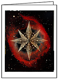 Star of Wonder 4, Christmas Card by Phil Schaafsma