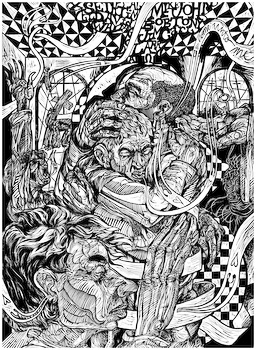 The giclee print of the linocut The Prodigal Return: Your Past May Be Stained But Your Future is Untouched by African American artist Steve Prince is the final image in the Steve Prince Prodigal Trilogy. The linocut shows the Prodigal Son returning to the forgiving embrace of his father. Prayers are offered as his sins are forgiven and he is wrapped in the love of God, his father and his family. The giclee print of the linocut The Prodigal Return by Steve Prince is for sale from Eyekons Gallery, a source for Christian Art - Religious Art - Biblical Art.