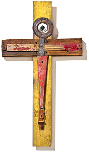 Brass Cross by James Quentin Young, Giclee Print at Eyekons