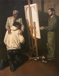 The painting Rembrandts Prodigal Son Revisited, by Jonathan Quist is part of The Larry & Mary Gerbens Collection of Art inspired by the parable of the Prodigal Son. The Jonathan Quist painting Rembrandts Prodigal Son Revisited, is featured in the book The Father & His Two Sons - The Art of Forgiveness