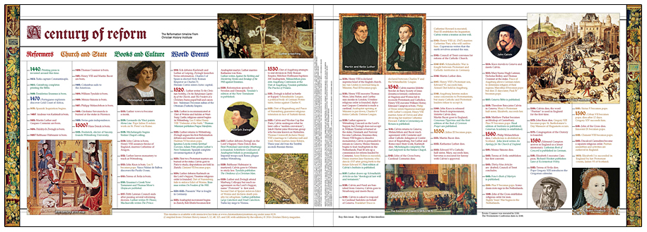 Reformation Timeline - Christian History Institute