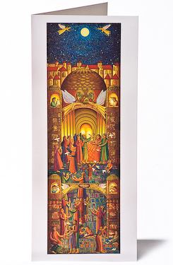 John August Swanson, Epiphany Christmas Card, from his original serigraph