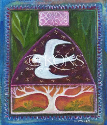 Tree House, a painting by Ann Willey