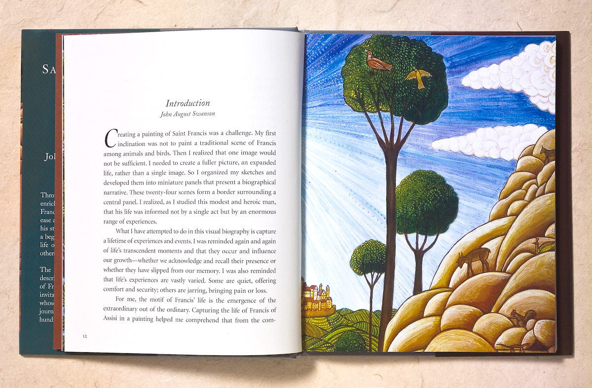A Book about Saint Francis of Assisi, by Marie Dennis, Art by John August Swanson