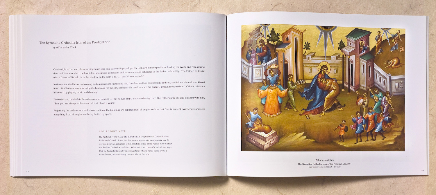 The Father & His Two Sons Book, Images of the Prodigal Son from the Larry & Mary Gerbens collection of Original Art