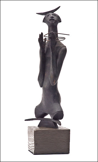 Praise IV 2 - Psalm 51 is a bronze sculpture by C. Malcom Powers from the Art + Psalms Exhibit featured at the 2012 Calvin Symposium on Worship. The sculpture Praise IV - Psalm 51 by C. Malcolm Powers, along with the other art from the exhibit is offered to churches in the Art + Psalms CD Collection. The images are formatted for use as powerpoint, sermon illustrations and bulletin covers. The Art + Psalms CD Collection is available through Eyekons Church Image Bank.