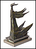 Supervision III 1 - Psalm 57 is a bronze sculpture by C. Malcom Powers from the Art + Psalms Exhibit featured at the 2012 Calvin Symposium on Worship. The sculpture Supervision III - Psalm 57 by C. Malcolm Powers, along with the other art from the exhibit is offered to churches in the Art + Psalms CD Collection. The images are formatted for use as powerpoint, sermon illustrations and bulletin covers. The Art + Psalms CD Collection is available through Eyekons Church Image Bank.