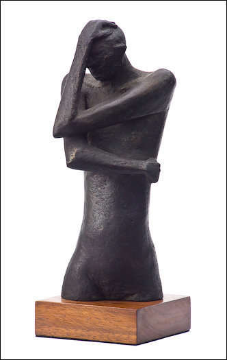 Adam - The Glory Departed - Psalm 6, 2 is a bronze sculpture by C. Malcom Powers from the Art + Psalms Exhibit featured at the 2012 Calvin Symposium on Worship. The sculpture Adam - The Glory Departed by C. Malcolm Powers, along with the other art from the exhibit is offered to churches in the Art + Psalms CD Collection. The images are formatted for use as powerpoint, sermon illustrations and bulletin covers. The Art + Psalms CD Collection is available through Eyekons Church Image Bank.