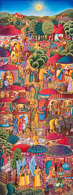 The Art for Advent CD offers the John Swanson serigraph A Visit as an illustration for A Thrill of Hope: The Christmas Story in Word & Art, a DVD produced by Candler Seminary for Advent Bible study, worship & ministry. The John Swanson Art for Advent CD contains 6 full images of the Advent serigraphs: A Visit, Nativity, Shepherds, Epiphany, Flight Into Egypt & Presentation in the Temple along with 111 detail images of the serigraphs. The Art for Advent CD provides churches with Advent & Christmas images for Bulletin Covers, Powerpoint, Web & Blog.