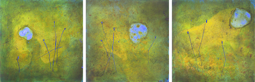 Julie Quinn, Seasons of Growth, Mixed Media on Clayboard painting, link to Artist Home Page Julie Quinn, Seasons of Growth, Mixed Media on Clayboard painting, link to Artist Home Page