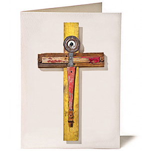 Brass Cross, Giclee Greeting Card by James Quentin Young Brass Cross, Giclee Greeting Card by James Quentin Young