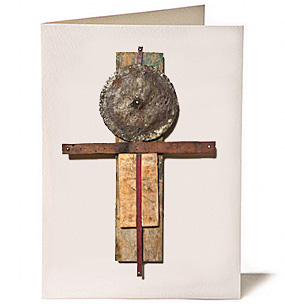 Time Erased Cross, Giclee Greeting Card by James Quentin Young Time Erased Cross, Giclee Greeting Card by James Quentin Young