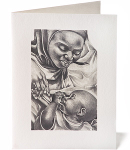 Nigerian Mama, Giclee Christmas Card by Steve Prince Nigerian Mama, Giclee Christmas Card by Steve Prince