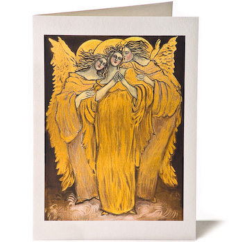 Angel Blessings, Giclee Greeting Card by Susan Seavitt