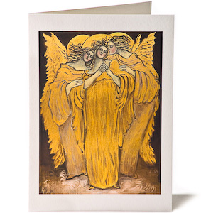 Angel Blessings, Giclee Christmas Card by Susan Seavitt Angel Blessings, Giclee Christmas Card by Susan Seavitt