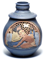 Prodigal Son, a vace by Gary Wilson | The The Larry & Mary Gerbens Collection of Art Inspired by the Prodigal Son The vase Prodigal Son, by Gary Wilson is part of The Larry & Mary Gerbens Collection of Art inspired by the parable of the Prodigal Son. The Gary Wilson vase Prodigal Son, is featured in the book The Father & His Two Sons - The Art of Forgiveness
