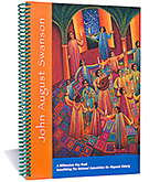 John August Swanson: A Millennium Daybook published by The National Association for Hispanic Elderly is available for sale 
			     from Eyekons Books at www.eyekons.com. The Millennium Day Book is 9 x 7 inches and contains 59 full-page color reproductions of 
			     John Swansons beautiful serigraphs. The left page features Johns artwork with a colorful border and the right page contains 
			     the title of the month, seven open entry spaces for recording daily appointments or diary notes and a detail of a serigraph. 
			     The Millennium Day Book is not dated to any particular year. Eyekons Books is a resource for creative books that feature 
			     contemporary Christian artists