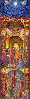 The Presentation in the Temple, a serigraph by John August Swanson