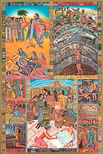 Story of Joseph, a serigraph by John August Swanson