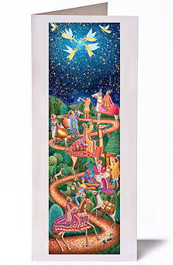John August Swanson, Epiphany Greeting Card, from his original serigraph John August Swanson, Epiphany Christmas Card, from his original serigraph