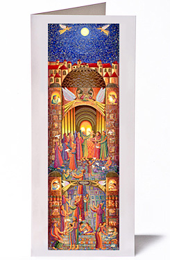 John August Swanson, Epiphany Greeting Card, from his original serigraph John August Swanson, Epiphany Christmas Card, from his original serigraph
