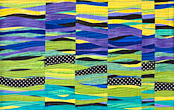 Psalm 90, by Linda Witte Henke a textile-fabric liturgical artist. Linda Witte Henke is a featured artist and workshop presenter in the "Who is My Neighbor? Conference & Art Exhibit" - April 25 & 26, 2014 - Grand Rapids, MI. 